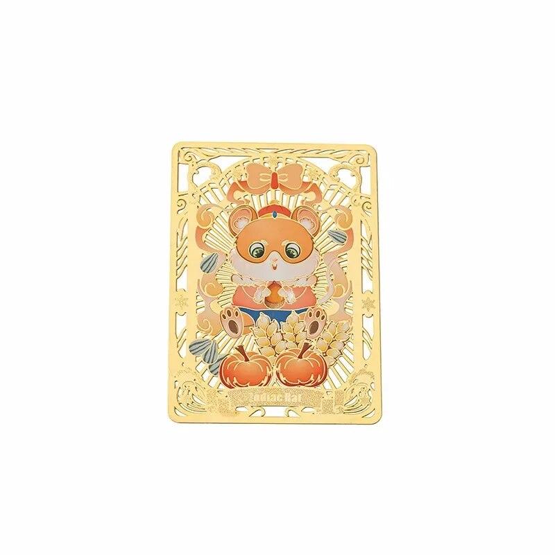 

Закладки с мультяшными животными, красивые латунные закладки с полым узором, каваи, закладки с изображением животных зодиака