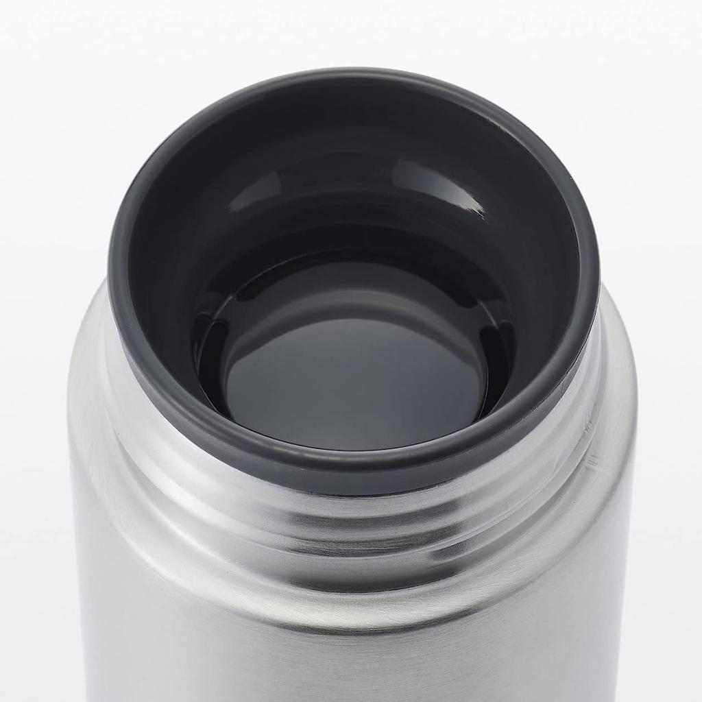 MUJI 44593769 Stainless Steel Thermal Insulated Bottle, Approx. 350ml