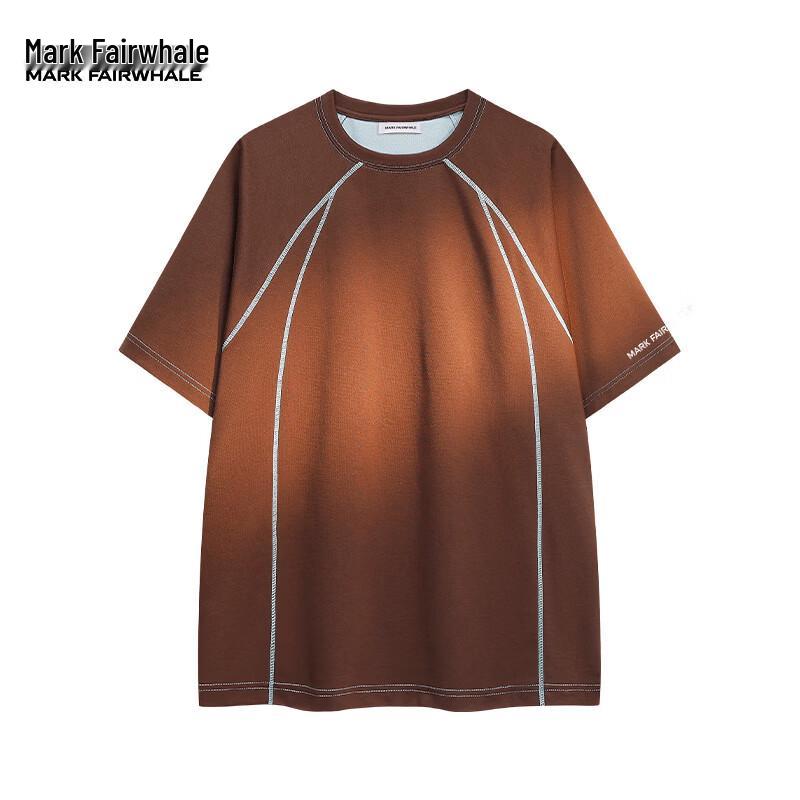 MARK FAIRWHALE Men s Casual Short Sleeve T-Shirt L