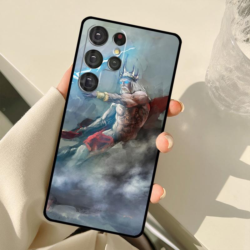 

Zeus Case For Samsung Galaxy S25 Ultra S21 S22 S23 S24 Ultra S9 S10 Plus S20 FE S25 FE Back Cover Galaxy S10 Plus