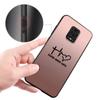 Love Rose Gold Style Case for Xiaomi Redmi Note 11 10S 8T 10 12 Pro Plus 11T 8 9 11E 11S 5 Pro 9S 7 Soft TPU Black Phone Cover