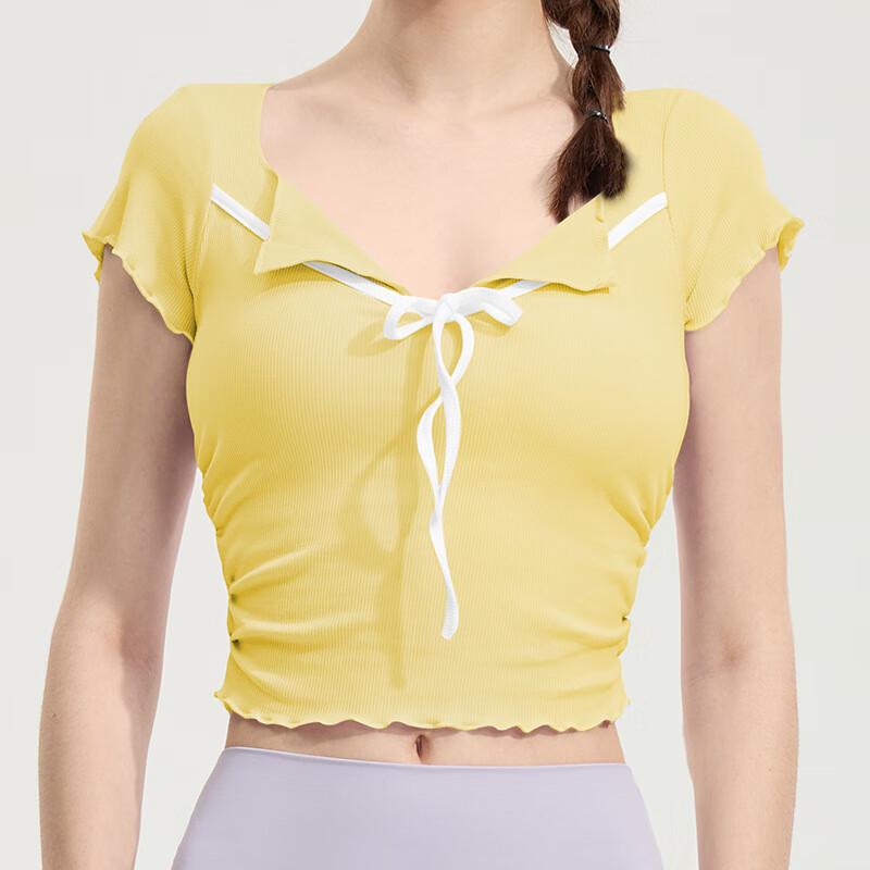 

OEING Women s V-Neck Ruffle Short-Sleeve Tie-Up T-Shirt S-XL