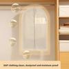Modern Minimalist Clothing Dust Cover With Nonwoven Fabric For Bedroom Storage