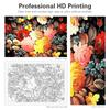 Frame Flowers Painting By Numbers Kits Adults Beginner Diy Crafts For Home Wall Decors 40x50