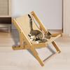 Cat Lounge Chair Cats Raised Bed Large Hammock for Rabbit Bunny Dogs Blue Color Canvas