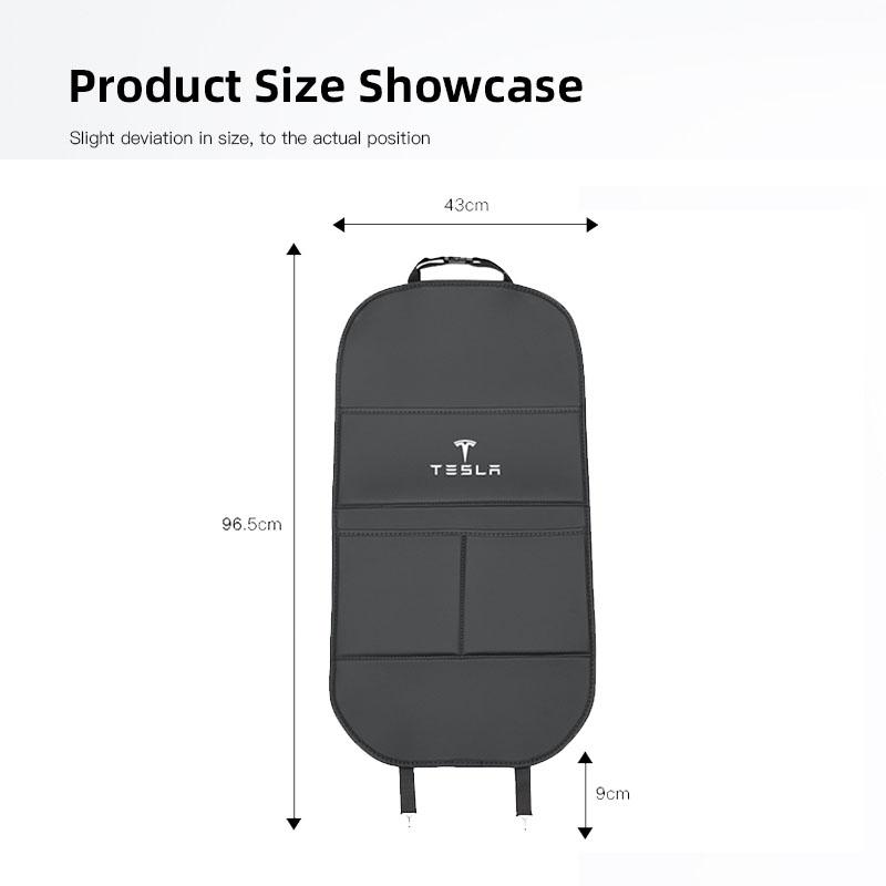 Car Seat Back Protector Anti-Kick Wear Resistant Dirty Accessories For Tesla Model 3 Highland 2023 Model S Model X Model Y