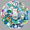 50 Global Warming Graffiti Stickers for Suitcases, Scooters, Laptops, and Cars