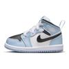 Air Jordan 1 Mid TD Ice Blue Baby Sneakers Sail White Black 644507-401