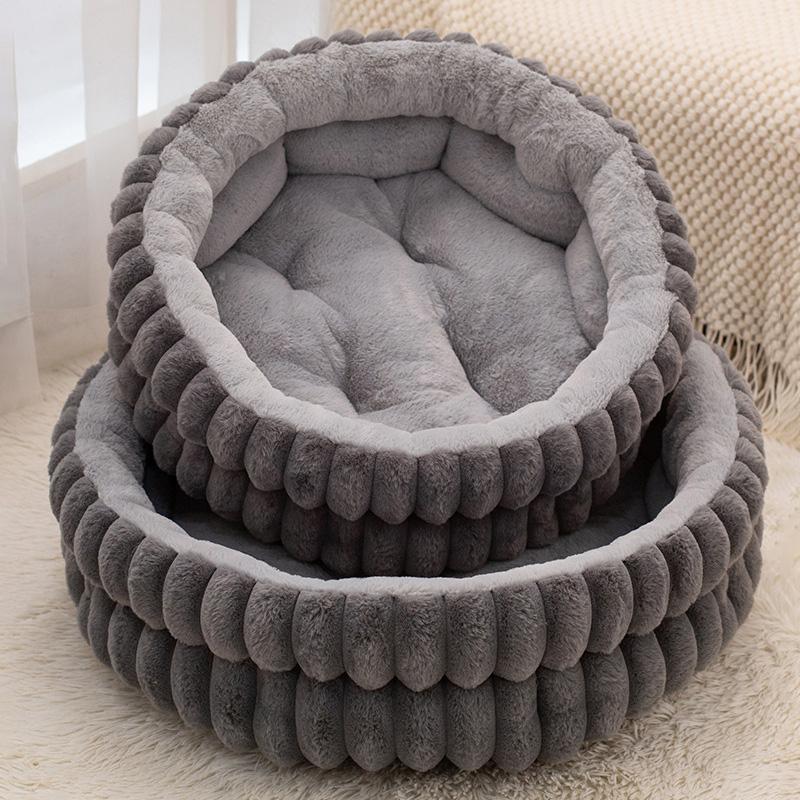 Thickened Moisture Resistant Pet Bed Winter Thermal Insulation Cat Dog House Washable Removable Cover Pet Mat Durable Small Pet Cushion