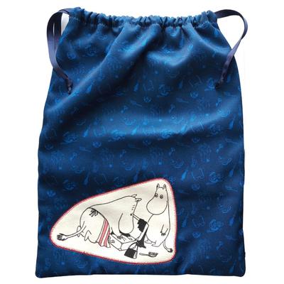 MOOMIN Travel Series Big Drawstring Moomin and Mama with MMAP3002 Bag, Bite,
