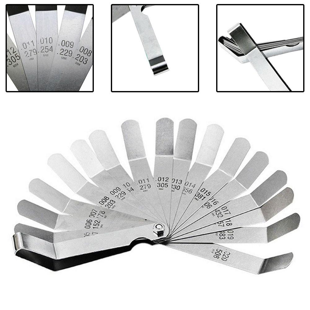 0.005-0.020 Inch Feeler Gauge 0.127-0.508mm 1 Set Easy To Use