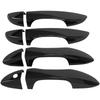 For LHD Toyota Corolla 2014 2015 2016 2017 2018 Carbon Fiber Style Car Door Handle Cover Sticker Trim Accessories Protect Decor