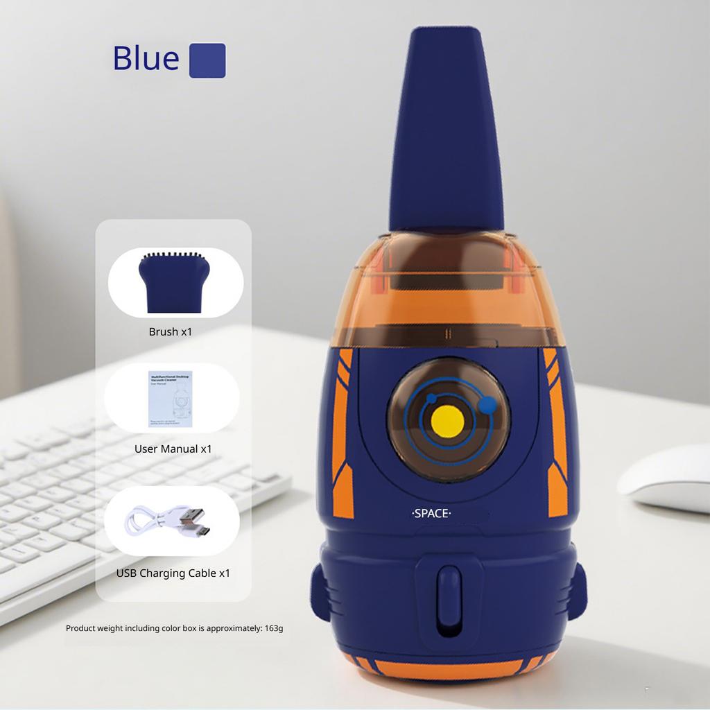 Little Rocket Desktop Vacuum Cleaner Electric Handheld Desktop Charging Eraser Scrap Keyboard Cleaner
