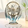 Bird Desktop Ornament Owl Cute - 2D Flat Acrylic Desktop Ornament, Wall Decor Art, Four Seasons Decoration, Novelty Home Decor, Perfect Durable