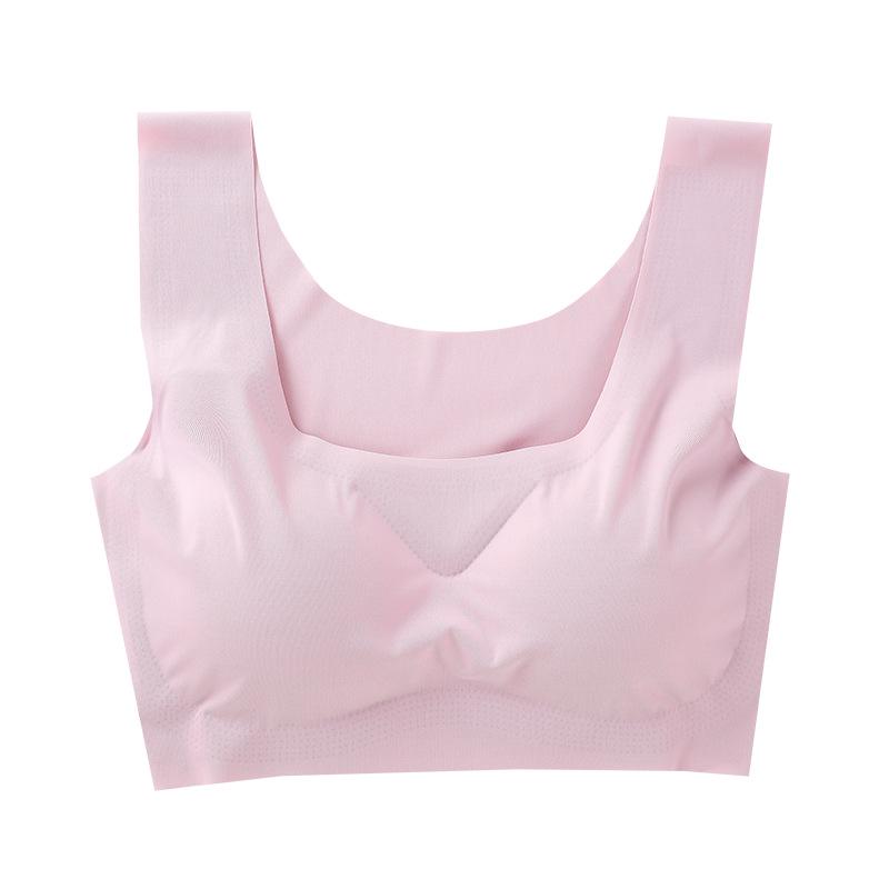 Nahtloser kabelloser Push-Up-BH für Damen: Dünn, Kleine Bruststütze, Sport- und Schlaf-Westenstil, Sommerkleidung
