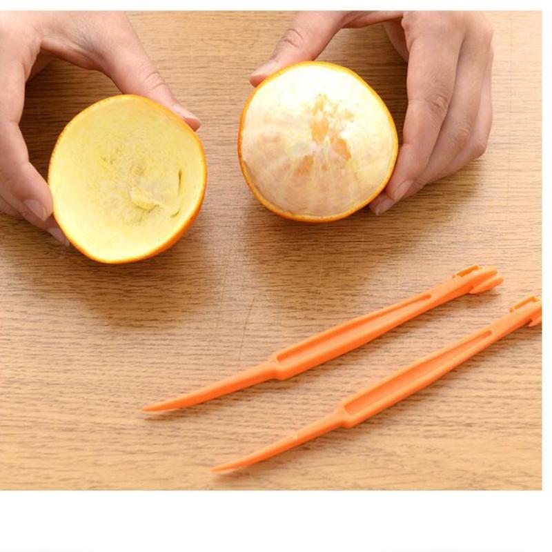 Orange Peeler Tools Plastic Easy Slicer Cutter Peelers Remover Opener Kitchen Accessories Sword Cooking Tool Kitchen Accessories