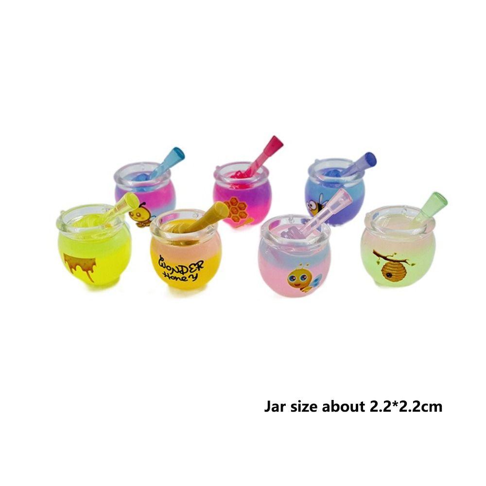 8pcs Creative Mini Luminous Ornament Glowing Pendant Accessories  Doll House Decor