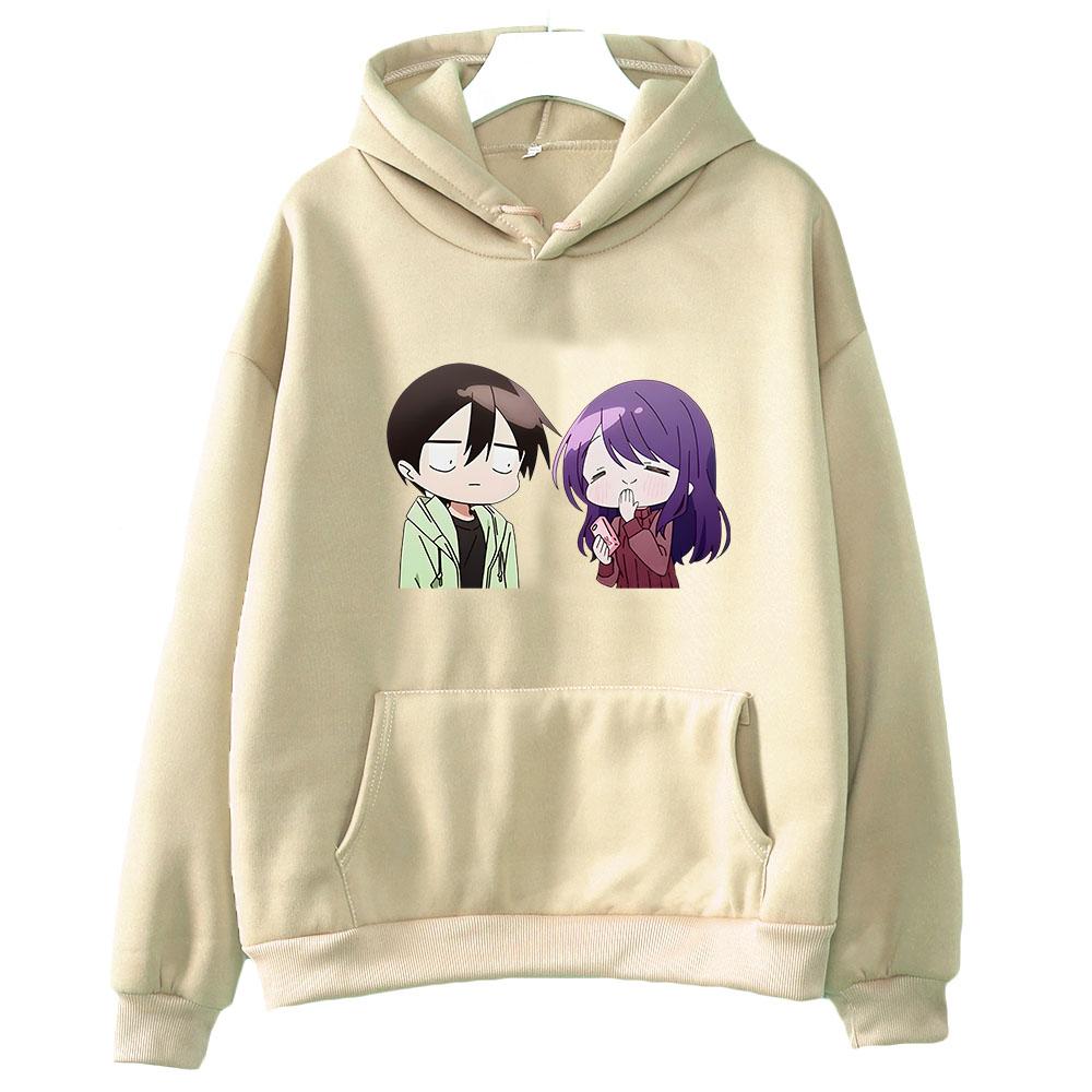 Kubo Won't Let Me Be Invisible Kubo Nagisa Cartoon Hoodie WOMEN Korean Style Manga/Comic Long Sleeve Clothing Aesthetic Harajuku