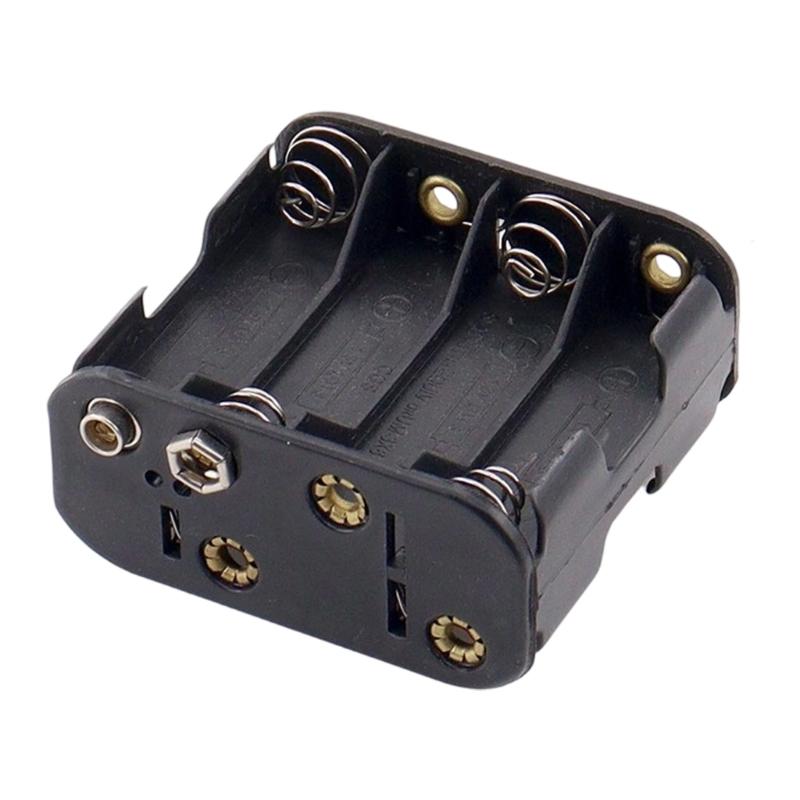 LR06 Size LR06 Battery Storage Box Case Holder Leads With 2/3/4/6/8 Slots Container Standard Batteries Charging Holder