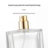 Transparent Bayonet Glass Decanting Bottle - Portable and Convenient for Perfume or Cosmetic Samples
