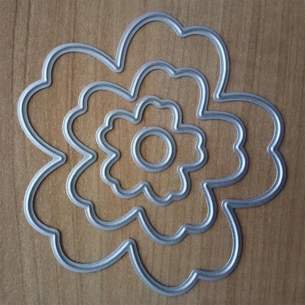 Kitchen Baking Molds Cake Decor Metal Cutting Dies Flowers Stencils DIY Die Cake Decoration Accessories Tool Supplies