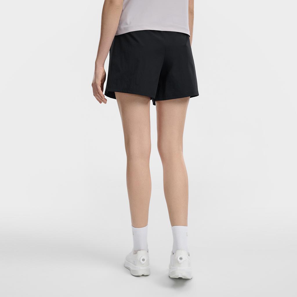 Fila Fitness Classic Basic Training Versatile Comfortable Loose Woven Sports Shorts Women shorts Black A51W621803FBK