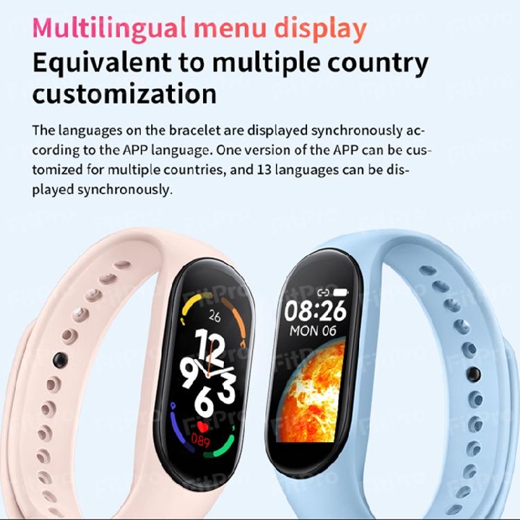 for Smart Bracelet Heart Rate Fitness Tracker Sports Watches for iOS Android - M