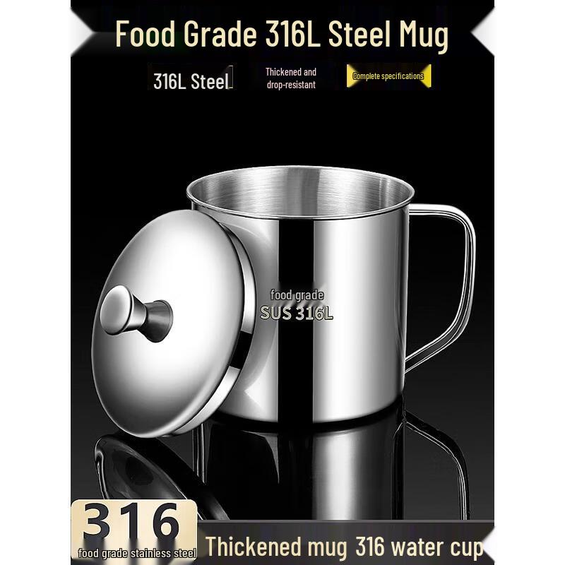 HANDUNYOU 304 Stainless Steel Kids Cup with Lid