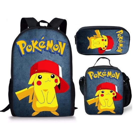Primary And Secondary School Students Schoolbag Cartoon Backpack Breathable And Wear-Resistant Children'S Backpack Satchel Pencil Bag Set