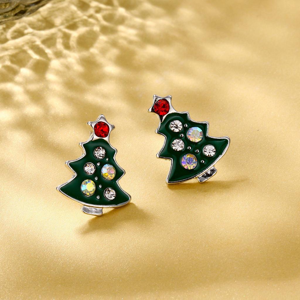 Christmas Fashionable Alloy Earrings Unique Gift For Women Jewelry Holiday