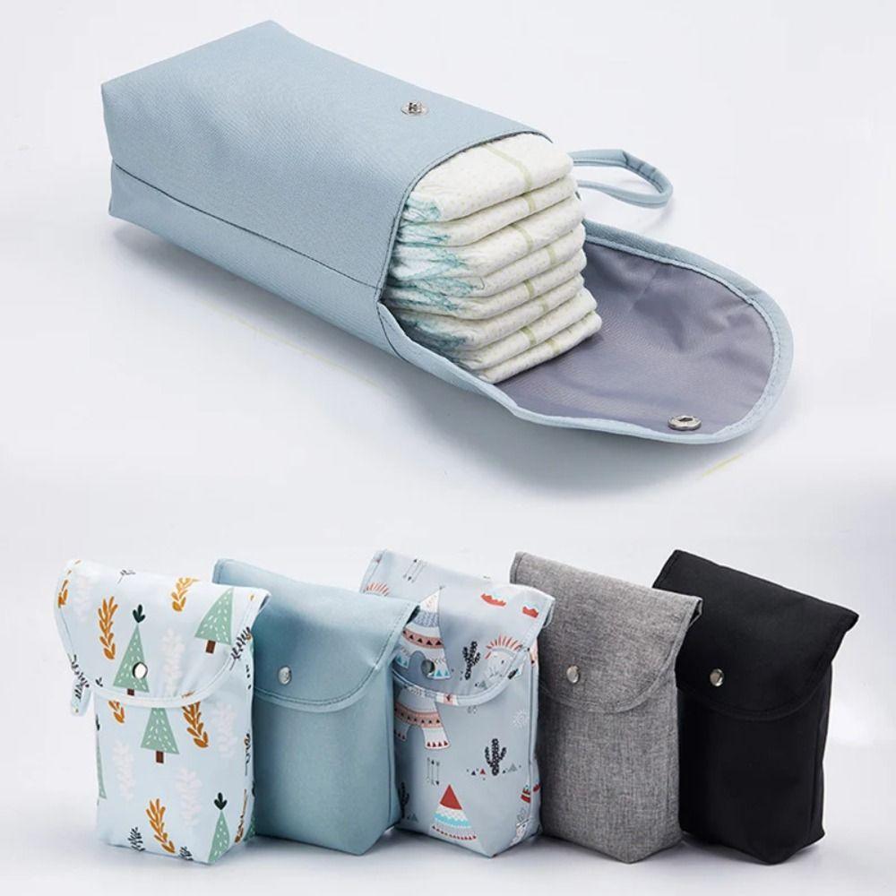

Oxford Cloth Baby Diaper Bag Waterproof Diaper Storage Bag Portable Baby Handbag