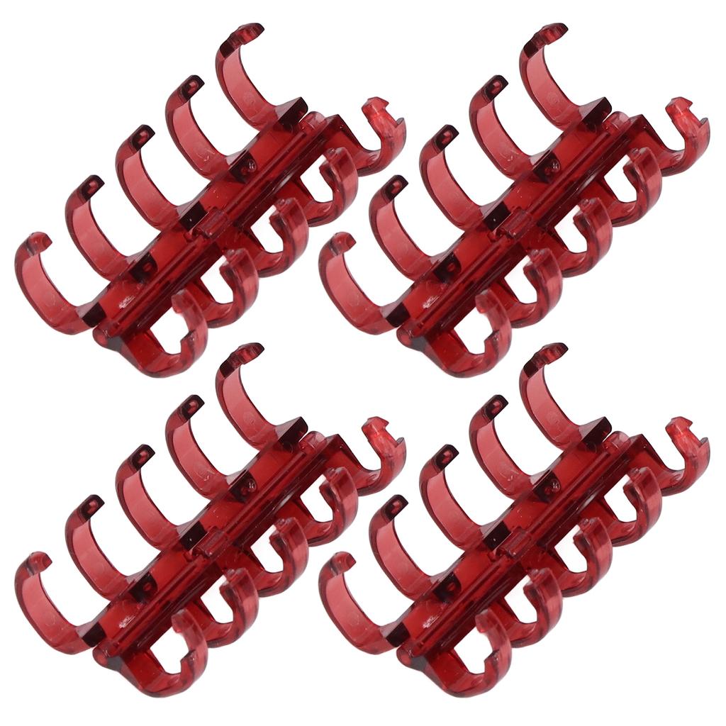 20Pcs Binding Rings Segmented Design Hold 60 Sheets 11mm Binding Thickness Office Supplies