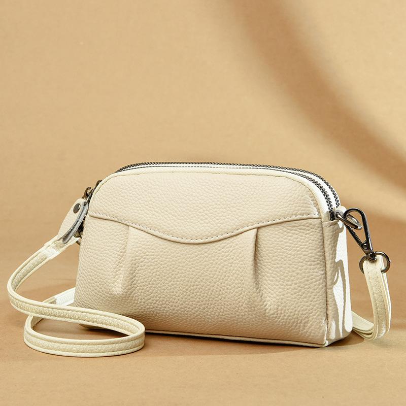 Genuine Leather Women's Bag Design Sense Cowhide Single-shoulder Crossbody Bag