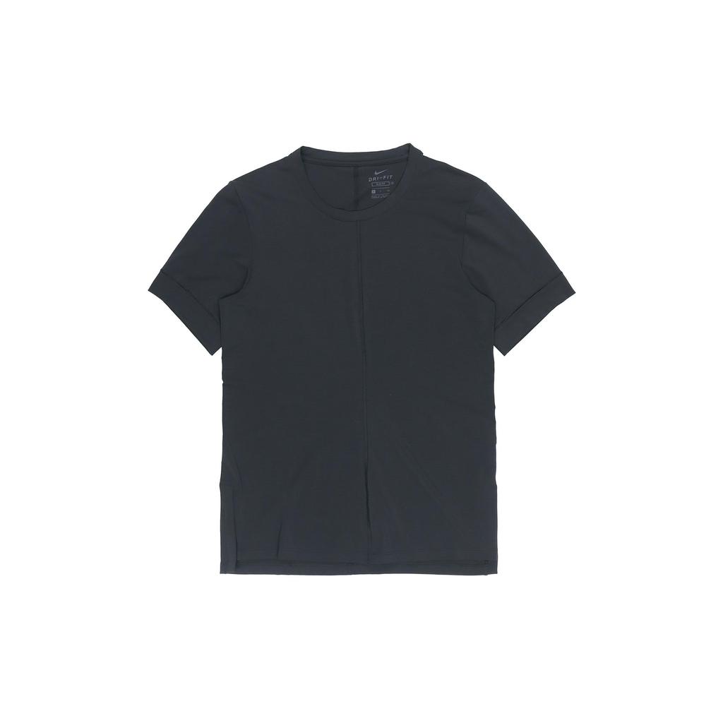 Nike AS NK Top Sec à Manches Courtes YOGA Noir BV4035-010
