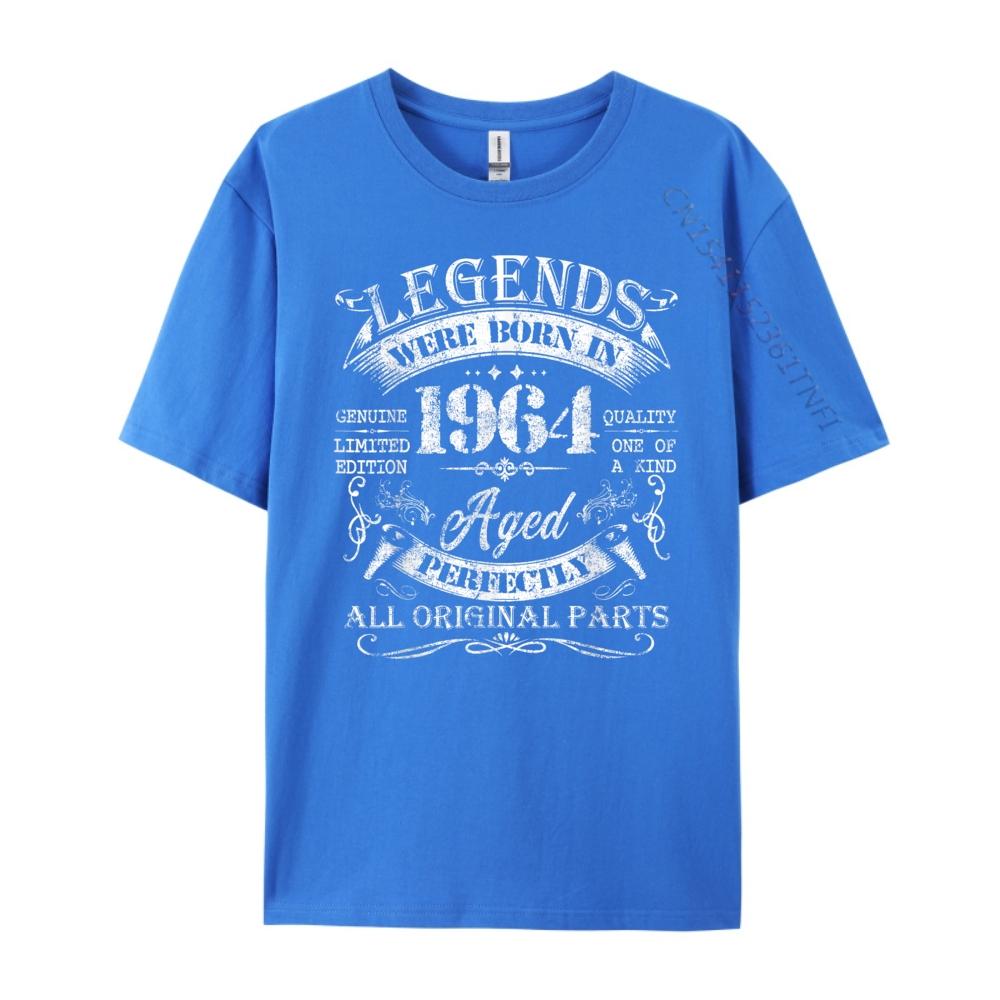 Legends Were Born In 1964 Years Old Birthday New T Shirt Printed Tshirt Thanksgiving