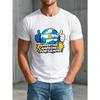 Europäische Größen Argentinien Flaggen Design Fußball Ball Herren T-Shirt Argentinien Champions Forever Grafikdruck Sommer Freizeitkleidung für Fußballfans
