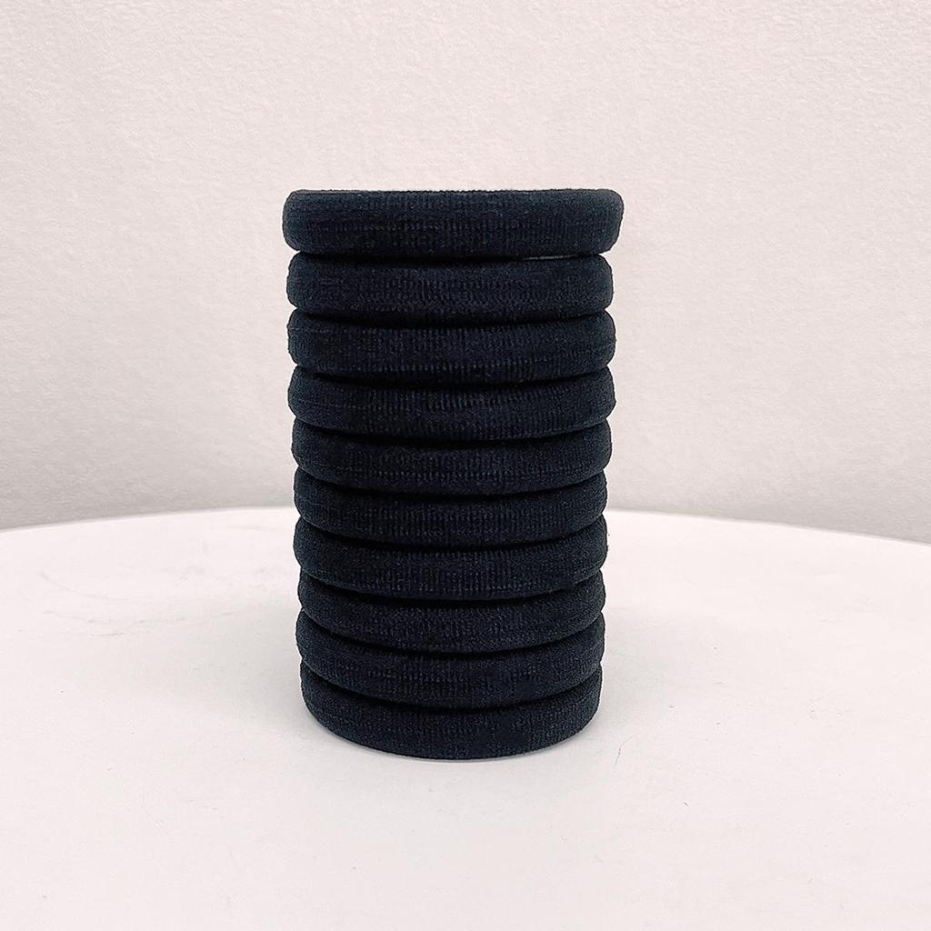 10Pcs/bag High Elasticity Seamless Towel Hair Loop Scrunchies for Women Elasticity Hair Loops Fashion Hair Accessories