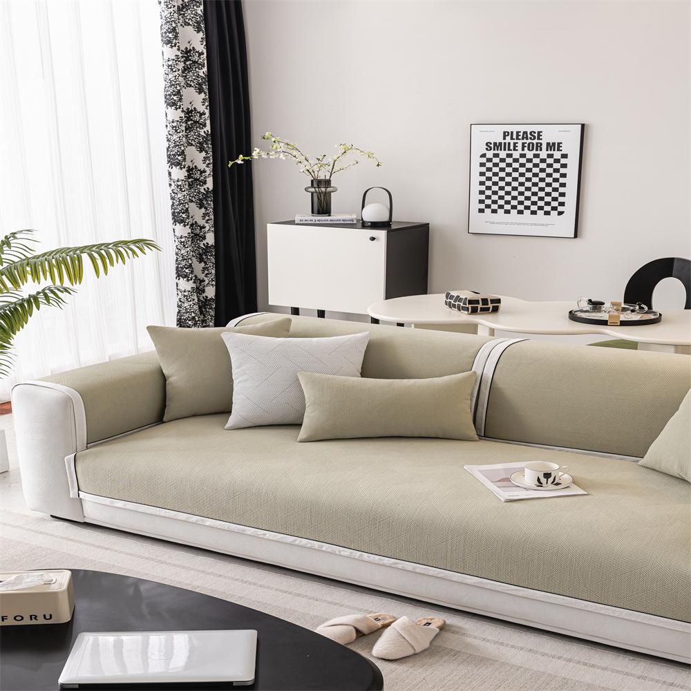 

Подушка для дивана, плюшевая, нескользящая, простая, современная, легкая, роскошная, кожаная подушка для четырех сезонов, утолщенный чехол для дивана с флисовой подкладкой 70x70