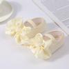 Infant Shoes Baby Bowknot Decoration Princess Shoes Solid Color Kids Shoes For 0-1 Year