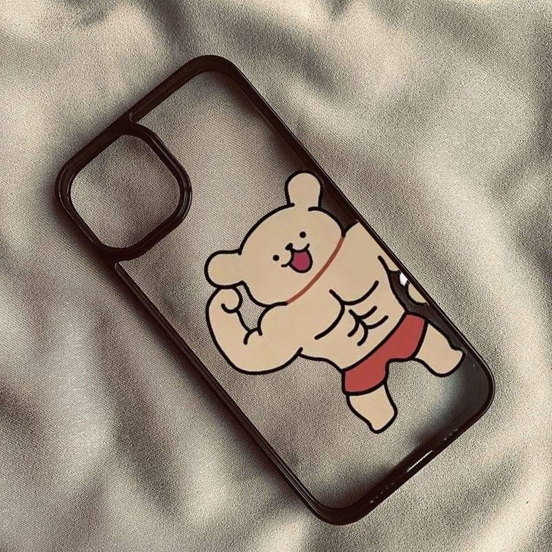Funny Cartoon Puppy Couple Phone Case for IPhone 16 11 12 13 14 15 Pro Max XR X XS Mini 8 7 Plus SE 20 Fashion Shockproof Funda