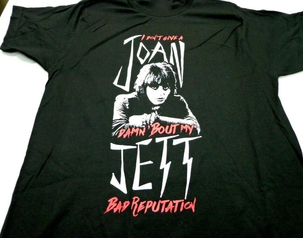 Vintage Joan Jett Bad Reputation Cotton Black All Size Unisex Tee Shirt BT104 Unisex T-Shirt L