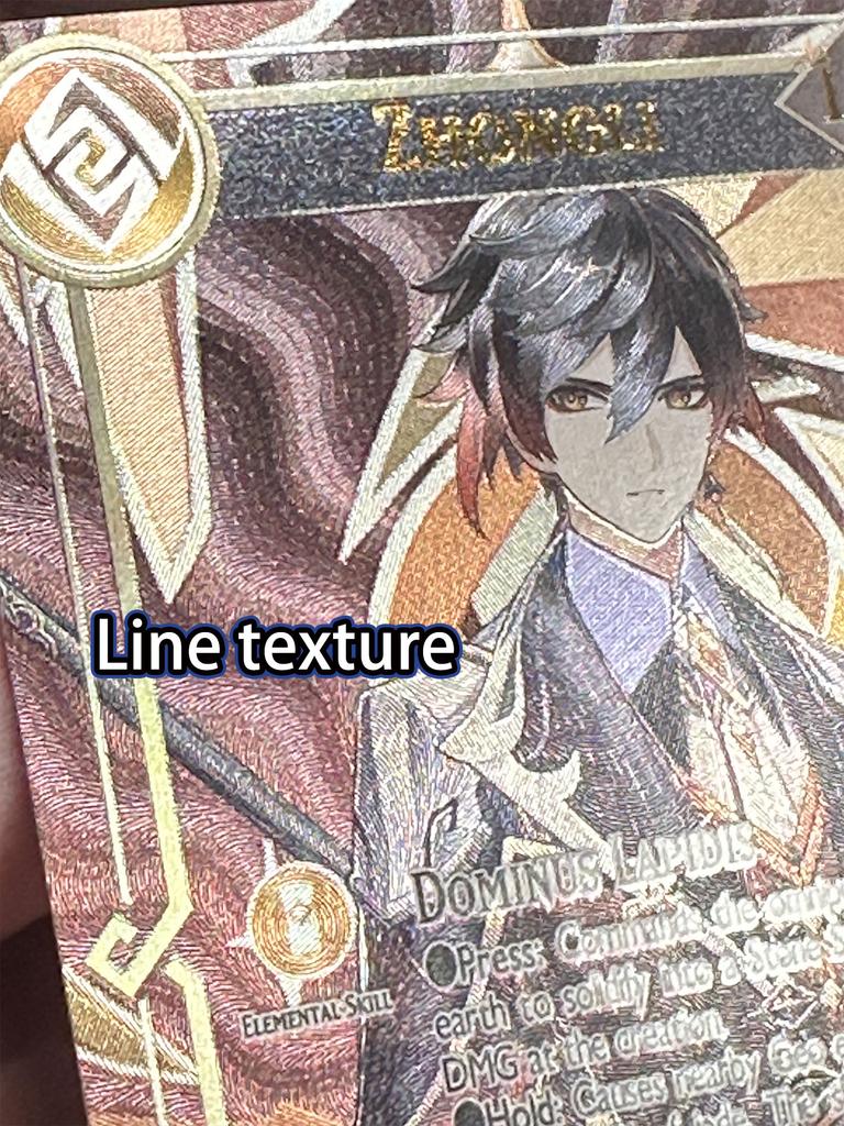Genshin Impact Card in English Rare Holographic Shiny 55Pcs UR and 5Pcs Random UTR TCG Collection Kamisato Ayaka ZhongLI Gift