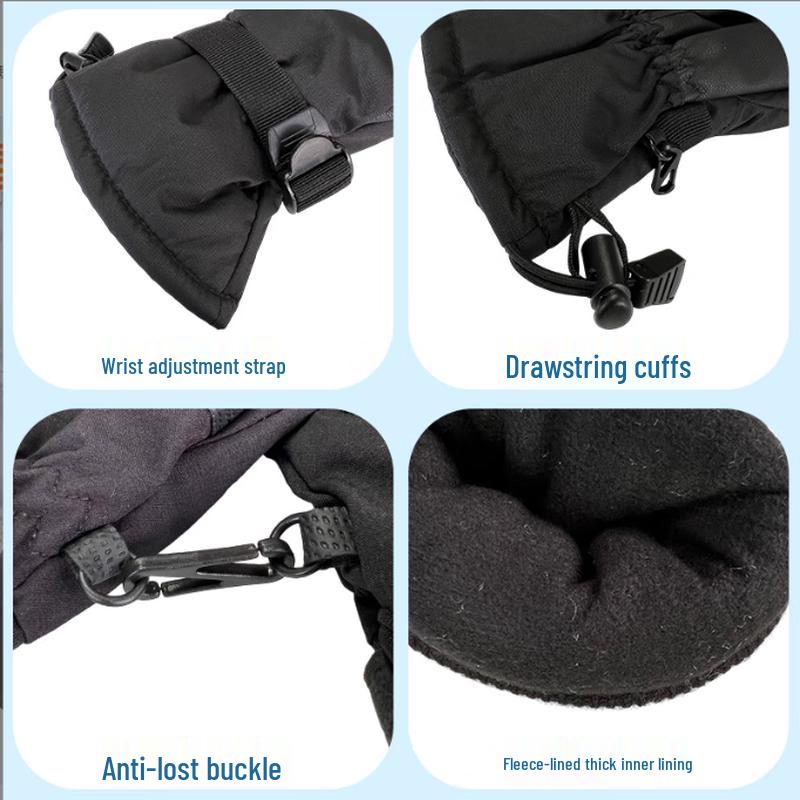 

SOTHING Зимние лыжные и велосипедные перчатки - Водонепроницаемые, с сенсорным экраном