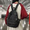 Portable Washed Denim Backpack Vintage Breathable School Bag Cartoon Large Capacity Handbag