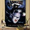 Lost Boys 1987 Movie Anime Tapestry Hippie Flower Wall Carpets Dorm Decor Cheap Hippie Wall Hanging