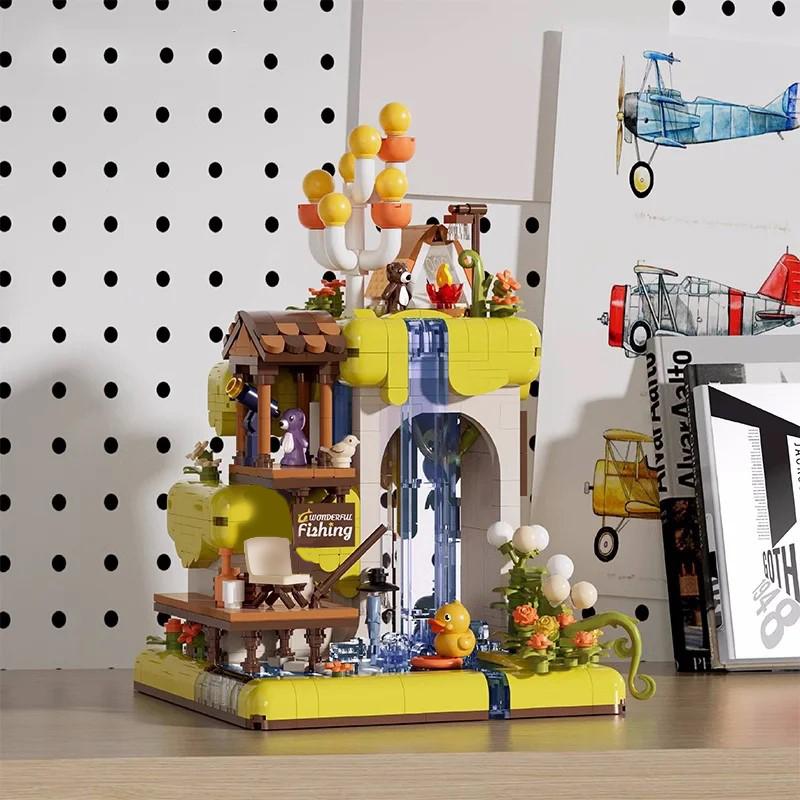 

ToylinX Креативные строительные блоки на тему кемпинга, Звездное поле, Сборный кирпичный конструктор, Идеальный рождественский подарок или подарок на день рождения для детей