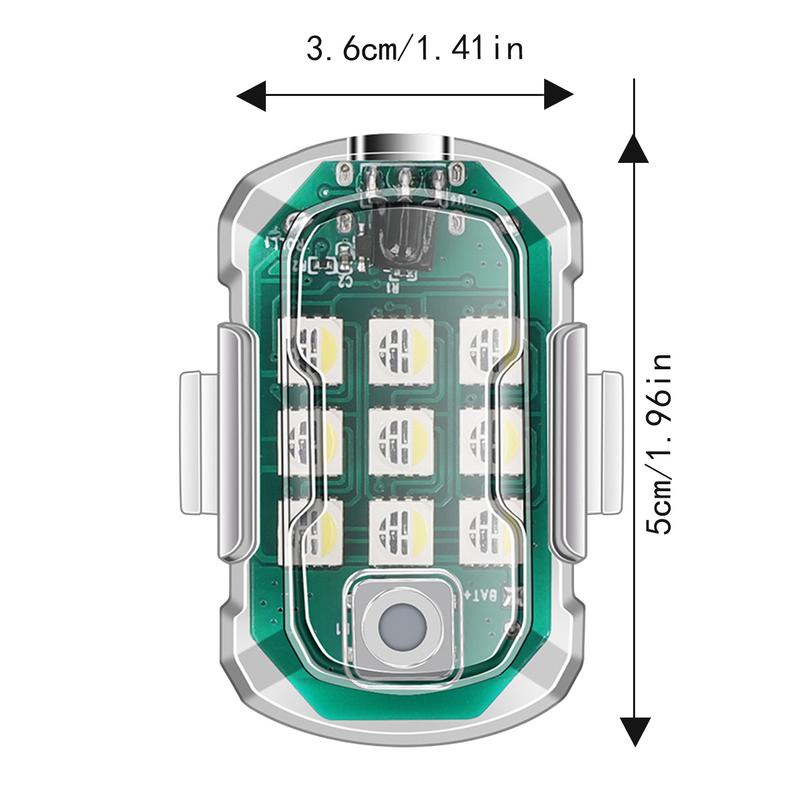 Wireless Car Strobe Lights Anti Collision Flash Warning Light Motorcycle LED Warning Light Vehicle Accessories