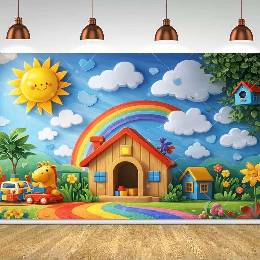 Kindergarten Graduation Photo Fund, Preschool Graduation Celebration Banner for Children, Children's Graduation Photo Decoration.