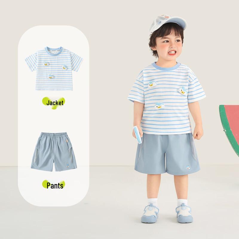 Kaka Panda Baby Cool Touch Patchwork T-Shirt