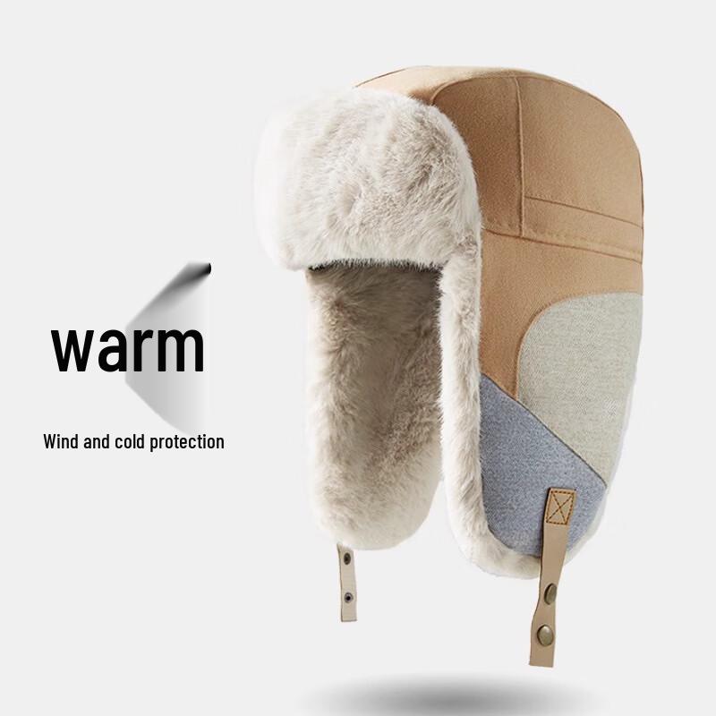 

Женская зимняя шапка-ушанка в корейском стиле